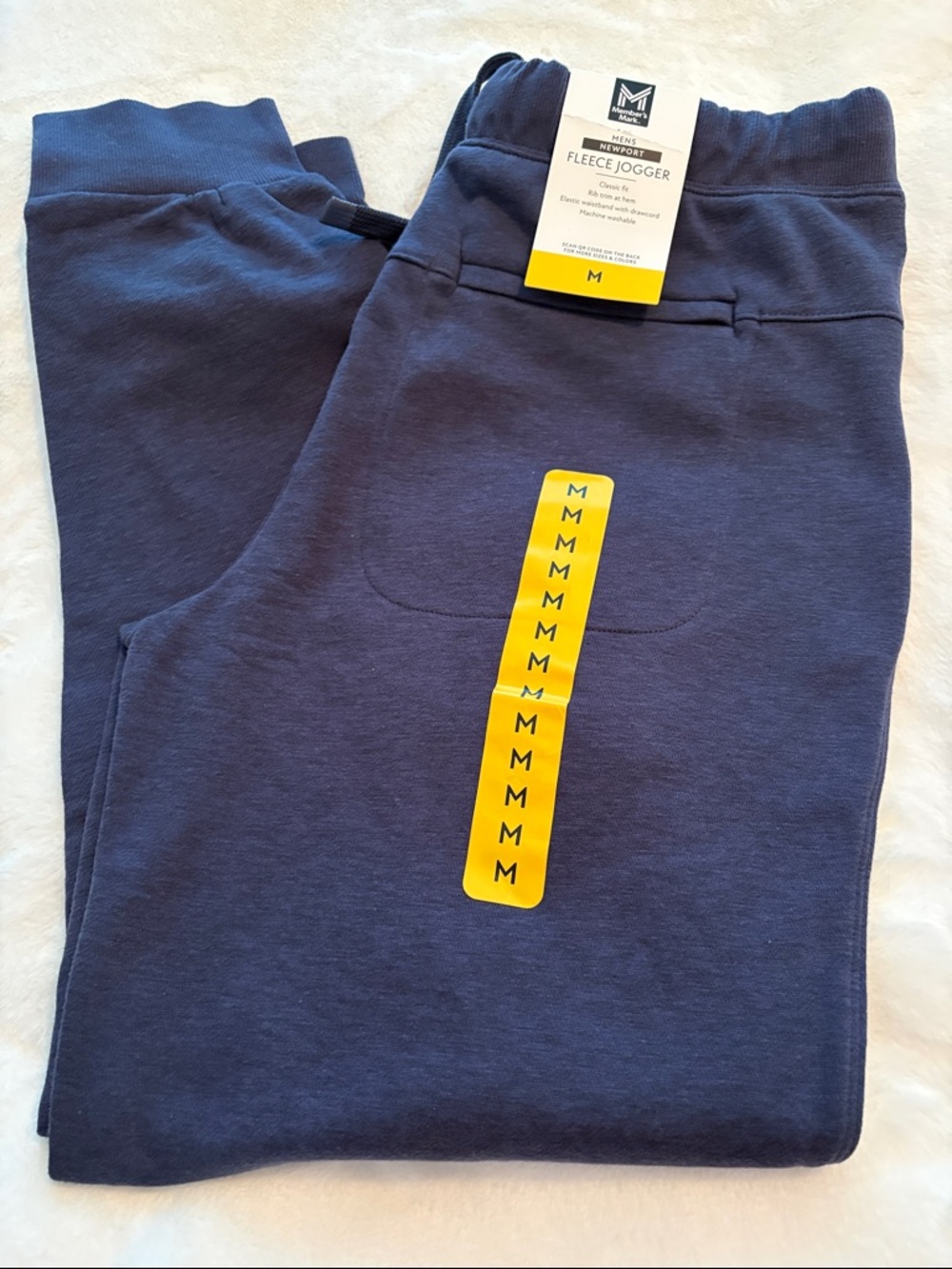 NWT Men's Fleece Jogger Sweatpants - Navy